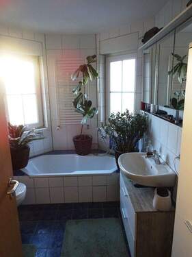 Badezimmer mit Pflanzen - 