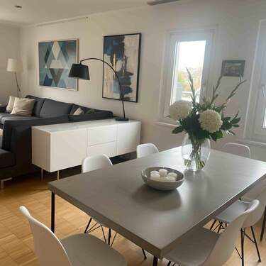 Wohnzimmer m. Eßbereich - 