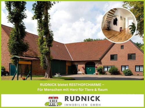 Titel_LB-11476 - RUDNICK bietet RESTHOFCHARME - Für Menschen mit Herz für Tiere & Raum