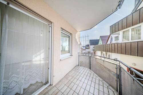 Balkon 1.jpg - Etagenwohnung mit 52,50 m&sup2; in Welzheim zum Kaufen