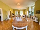 Esszimmer mit Kaminofen - 