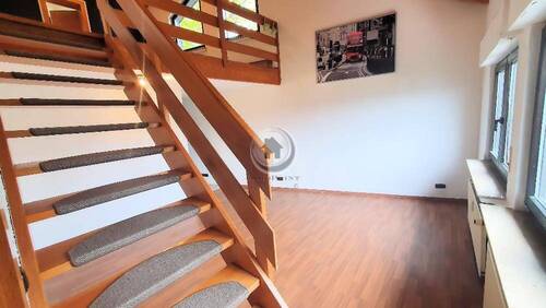 Blick aus Garderobe - !!! ImmoPoint !!! NUSSBERG - LOFTANLIEGER Charakter - außergewöhnliche Maisonette-Wohnung - SÜD-LOGGIAWINTERGARTEN - inkl. Einbauküche (IP 2 TS 55 -
