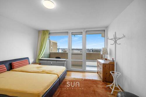 SCHLAFZIMMER - **TOPLAGE KAISERLEI** Helle 3-Zimmer-Wohnung im 10. OG mit WEITBLICK