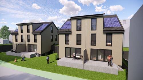 Außenansicht I - Moderne DHH mit Wohlfühlcharakter - Hier trifft hoher Komfort auf energieeffizientes Wohnen