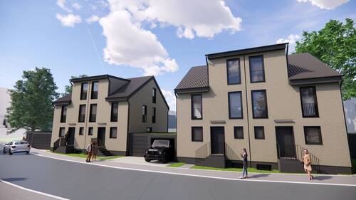 Außenansicht III - 5 Zimmer Doppelhaushälfte in Bühl