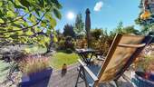 Garten - 3 Zimmer Doppelhaushälfte zum Kaufen in Zeitz