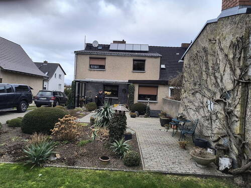 Ansicht aus dem Garten - 4 Zimmer Doppelhaushälfte zum Kaufen in Pritzwalk