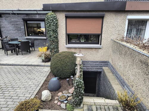 Zugang vom Hof zum Keller - 4 Zimmer Doppelhaushälfte in Pritzwalk