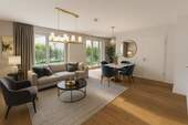 Wohnzimmer Staging - KENSINGTON - Exklusiv - 0,9 % KFW-Darlehen-Übernahme vom Voreigentümer
