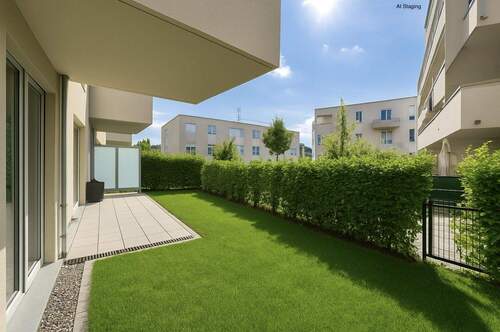 Garten - 3 Zimmer Etagenwohnung zum Kaufen in München / Lochhausen