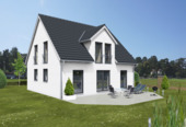 EFH Smart oK Garten Giebel West.png - 5 Zimmer Einfamilienhaus in Berg bei Neumarkt in der Oberpfalz