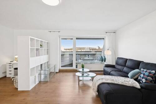 Schnitt Wohnzimmer - Etagenwohnung mit 95,00 m&sup2; in Saarbrücken zur Miete