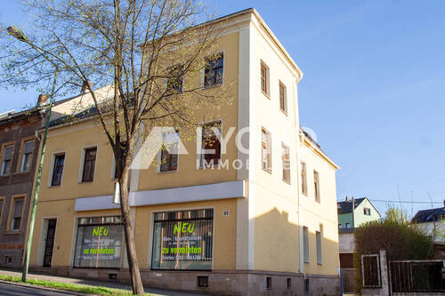 Außenansicht - Attraktives Mehrfamilienhaus mit Gewerbeeinheit - vielseitig nutzbar & umfassend saniert