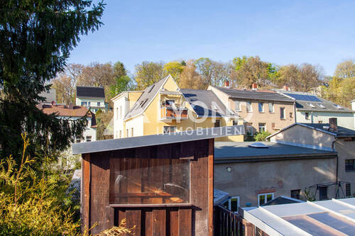 Außenansicht vom Garten aus - Mehrfamilienhaus, Wohnhaus mit 290,00 m&sup2; in Auerbach/Vogtland zum Kaufen