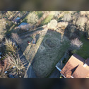 Drohnenbild des Baugrundstücks - Natur, Ruhe und Ausblick - Baugrundstück in bester Lage