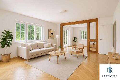 Wohnzimmer gestaged - 