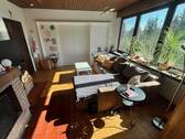 Wohnzimmer mit Kamin - 