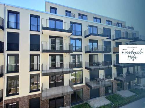 Bild 1 - Wundervolle 3-Zimmer-Neubauwohnung mit TERRASSE und EBK im Neubauquartier 'Großherzog Friedrich Höfe'