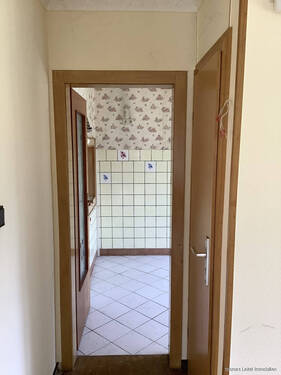 Blick in die Küche - 