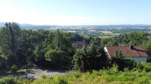 Blick über die Mainauen - Grundstück zum Kaufen in Kulmbach / Burghaig