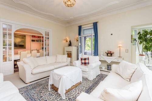 Wohnbereich - 5 Zimmer Etagenwohnung zum Kaufen in Berlin-Schlachtensee