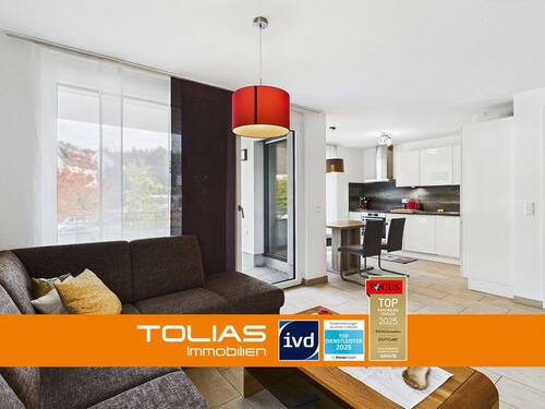 Titelbild - Stil & Moderne in perfekter Balance - hochwertige 2-Zimmer-Wohnung in ruhiger Lage von Leonberg