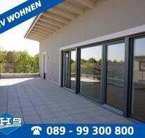 Exklusive 3-Zimmer-Dachterrassen-Wohnung mit ca. 51 m² Terrasse in Kirchheim - Kirchheim bei München