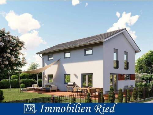 Ansicht-1 - EFH (Neubau) mit schönem Grund in ruhiger Lage in Ampfing (Keller optional)