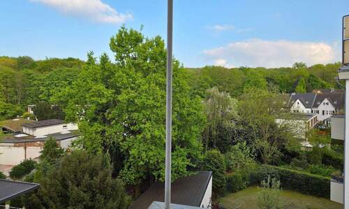 Balkonaussicht - 3 Zimmer Etagenwohnung in Düsseldorf