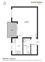 Beispiel 1-Zimmer-Wohnung - 