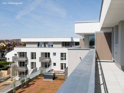 Blick auf Haus 2 - 