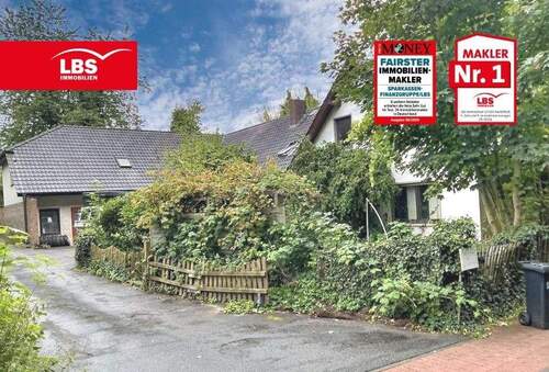 13-Zimmer-Landhaus - 4FH auf 1.145 m² - Sanierungsobjekt mit Potenzial in Hausberge