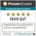 ProvenExpert-Bewertungssiegel Pfund Immobilien - 