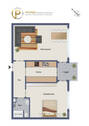 EG Grundriss Wohnung mitte - 