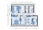 Dachgeschoss-Grundriss - 