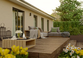 Terrasse - Bungalow mit 130,20 m&sup2; in Lanz zum Kaufen