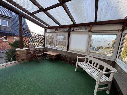 überdachte Terrasse - Doppelhaushälfte mit 107,00 m&sup2; in Uelzen zum Kaufen