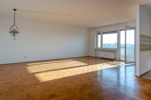 Wohnzimmer (Ansicht 1) - 2 Zimmer Etagenwohnung zum Kaufen in Erding