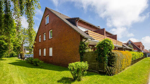 Außenansicht - Gemütliche 2-Zimmer- Erdgeschosswohnung mit Terrasse und Stellplatz in Dornumersiel