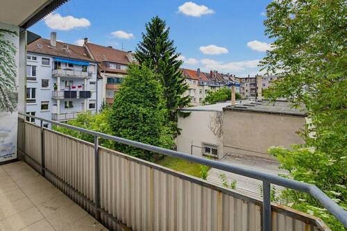 Balkon zur Rückseite - 
