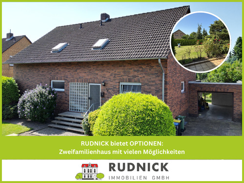 2 - RUDNICK bietet OPTIONEN: Zweifamilienhaus mit vielen Möglichkeiten