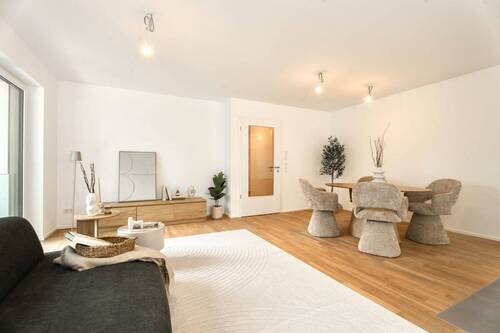 Wohnbereich Musterwohnung - 3 Zimmer Etagenwohnung in Karlsruhe / Waldstadt