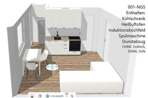 Einrichtungsbeispiel Küche - 