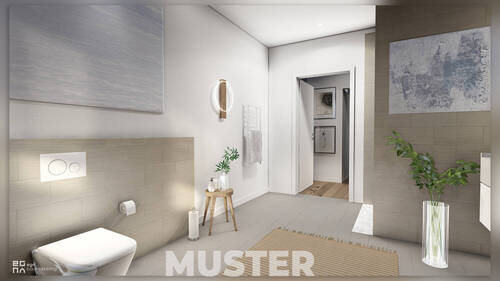 Muster Bad - Etagenwohnung mit 79,80 m² in Borken zum Kaufen
