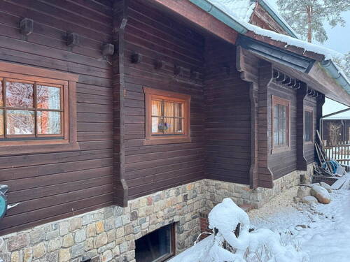  Ansicht vom Südosten (Winter) - 1 Zimmer Einfamilienhaus in Handeloh (OT Höckel)