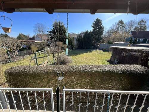 Blick von der Terrasse - Bungalow mit 105,00 m&sup2; in Hosena zum Kaufen