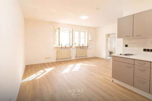 Wohnküche - Charmante 2-Zimmer-Wohnung mit Garten und Einbauküche