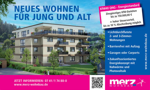 Verkaufsstart - 3 Zimmer Etagenwohnung zum Kaufen in Epfendorf