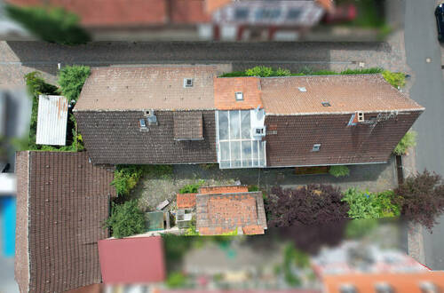 Draufsicht - 6 Zimmer Mehrfamilienhaus, Wohnhaus zum Kaufen in Münster Altheim