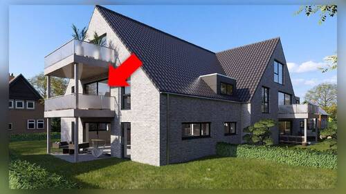 Balkon - 4 Zimmer Etagenwohnung in Borken